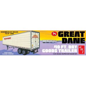 1:25 AMT 1185 Great Dane Dry Goods Semi Trailer Plastic Modelbouwpakket