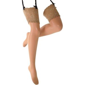 Eleonora 20 Denier Transparante Kousen Voor Jarretellen - Fashion Wear - Vrouwen