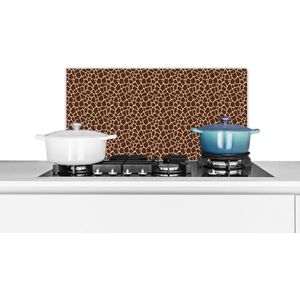 Spatscherm keuken - Dieren - Giraffe - Dierenprint - Achterwand keuken - Spatwand - Muurbeschermer - 60x30 cm