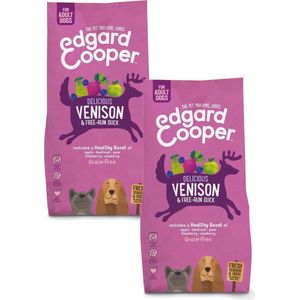 Edgard & Cooper Verse Hert & Scharreleend Adult - Hondenvoer - 2 x 12kg