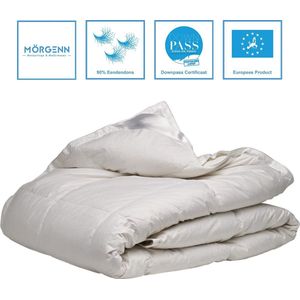 Mörgenn Donzen Dekbed Royale - 4 seizoenen dekbed dons - 90% eendendons - Europees gecertificeerd - Tweedelig - Warmteklasse 1t/m4 - 260x220