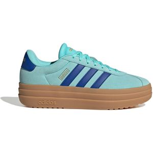 adidas - VL Court Bold - Tennisschoenen - Zwart - Leren Bovenwerk
