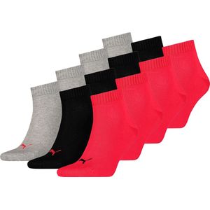 SOKKEN 12 paar Puma unisex kwartsokken, sneakers maat. 35 - 49 voor dames- en herensokken