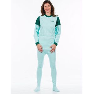 Jersey hansop met voet | Rugritssluiting | Plukpak  | Lichtgroen | XL