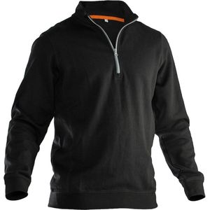 Jobman 5401 Halfzip Sweatshirt 65540120 - Zwart - XXL