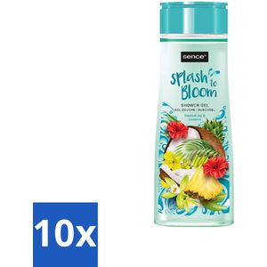 10 x Sence - Tropical Joy & Coconut - Douchegel - Exotisch - 300 ml - Zachte Reiniging - Huidverzorging