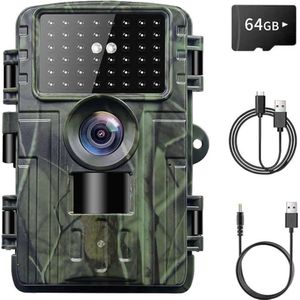 Equivera Wildcamera - wildcamera voor buiten - buitencamera met nachtzicht - wild camera