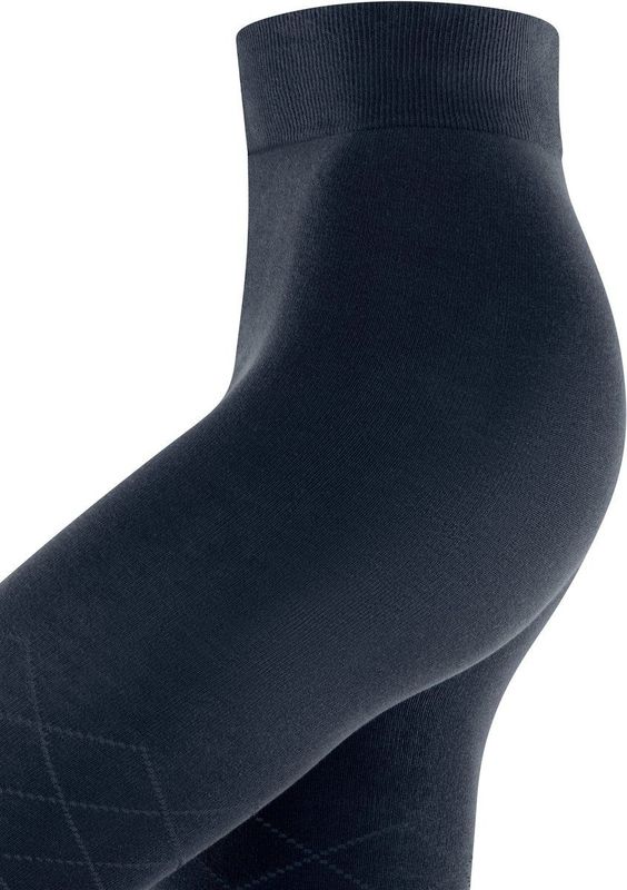 Damen - Argyle Affair - Gedessineerd Katoen Panty - Marine