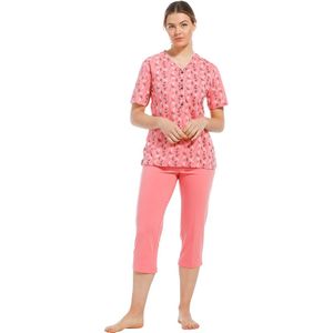 Pastunette dames pyjama capri 20221-176-4 - Rose - 52