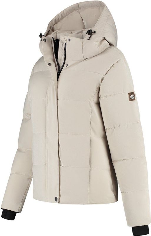 Travelin' Norra Dames - Puffer winterjas - Waterbestendig - Zand