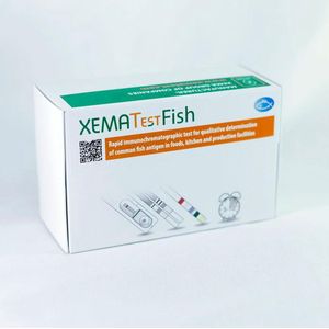 XEMATest Vis – Voedsel Allergeen Test Kit – 2 Teststrips – Resultaat in 10 min – Keukengebruik – Gratis verzending