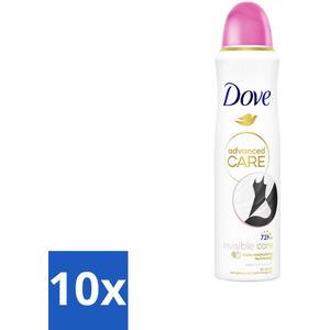 Dove – Deodorant Spray – Invisible Care – 150 ml - Bulkverpakking - 10 stuks