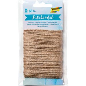 Touw jute folia 20 meter naturel | Blister a 1 stuk