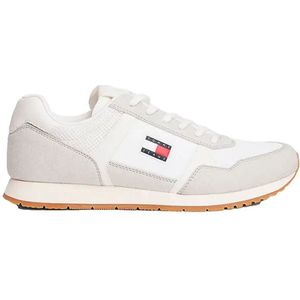 Tommy Hilfiger - Witte Heren Sneaker - Polyester