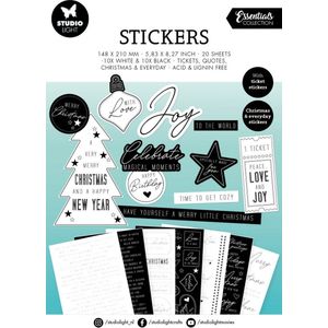 Studio Light • Essentials Sticker Block Christmas & Everyday
