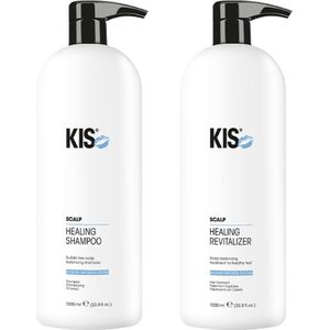 Kis Kerascalp Healing duo shampoo en treatment 1L | Extra voordelig