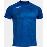 Joma - Elite IX - Sportshirt - Royal - Heren - Korte Mouwen - Ademend