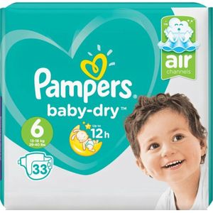 Pampers Baby Dry Luiers Maat 6 - 33 stuks