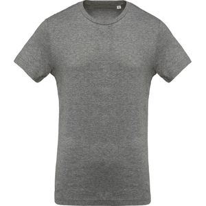 Kariban Heren Organische Bemanningsleden Hals T-Shirt (Grijze Heide)