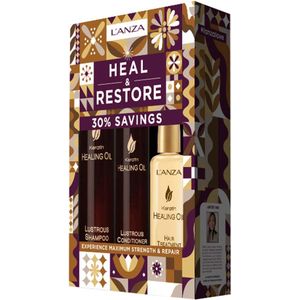 L'Anza Keratin Healing Oil Holiday Set - Voor droog en beschadigd haar