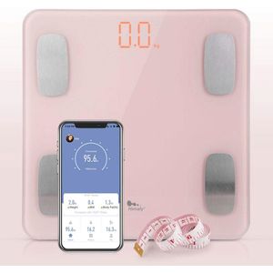 Slimme Digitale Lichaamsvetweegschaal met BMI en Lichaamswatermeting tot 180KG