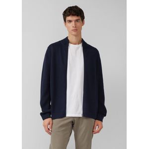 s.Oliver - Gebreid Vest - Navy - Lange Mouw - Normale Pasvorm