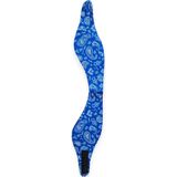 Horend Goed Zwemhoofdband blauw met print Medium