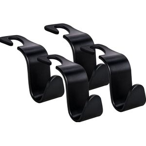 YONO Auto Hoofdsteun Haakjes - Organizer Haken - Autostoel Hangers - 4-Pack