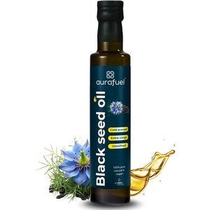 Black seed oil - 100% Puur & Natuurlijk - Zwarte zaad olie - Nigella sativa - Zwarte komijn zaad - Capsules - Gummies - Habba sawda - Corek otu yagi - Koudgeperst - 250ml