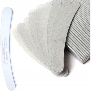 10x Nagelvijl Banaan korrel 180/240 + Gratis Polijstvijl