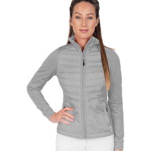 Func Factory dames Hybride Sportjasje Ease zilvergrijs maat 40