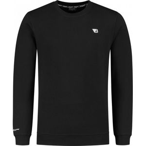 Ballin Amsterdam - Heren Regular fit Sweaters Crewneck LS - Black - Maat S