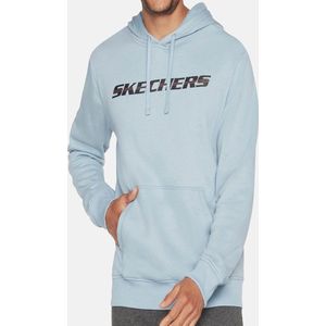 Skechers SKECH-SWEATS MOTION PULLOVER HOODIE heren sweatshirt met capuchon MHD81 blauw