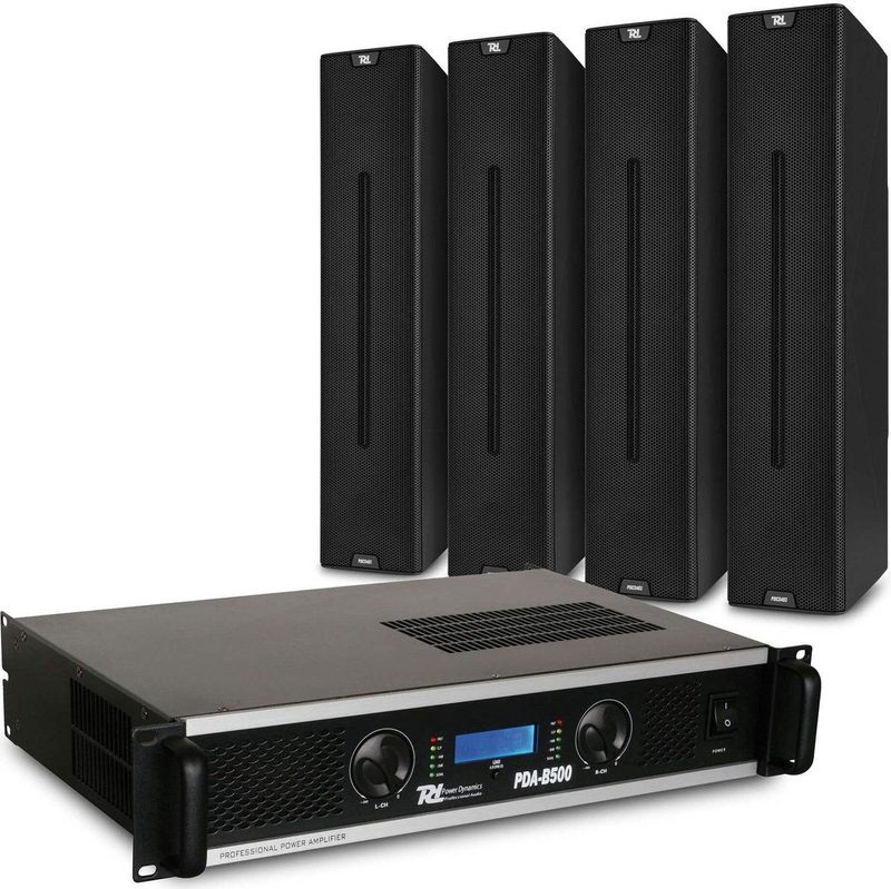 Power Dynamics - PDCS403 - Passieve Speakerset - Zwart - 500W