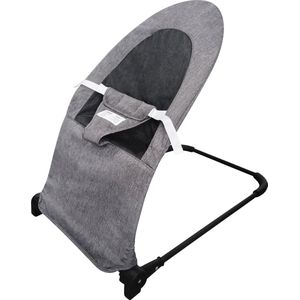 Moon™ Little Hopper Baby Bouncer - Zacht Mesh Stof - Verstelbare Ligposities - Grijs