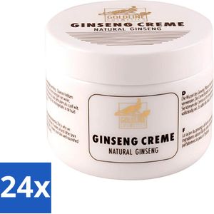 Goldline - Bodycrème - Natural Ginseng - Verzorgend & Versterkend - 250 ml - Voordeelverpakking - 24 stuks