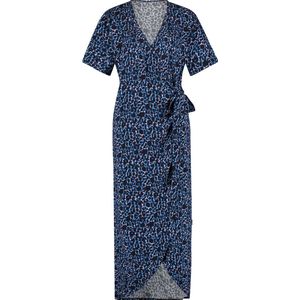 ten Cate Beach wrap dress navy leopard voor Dames | Maat M