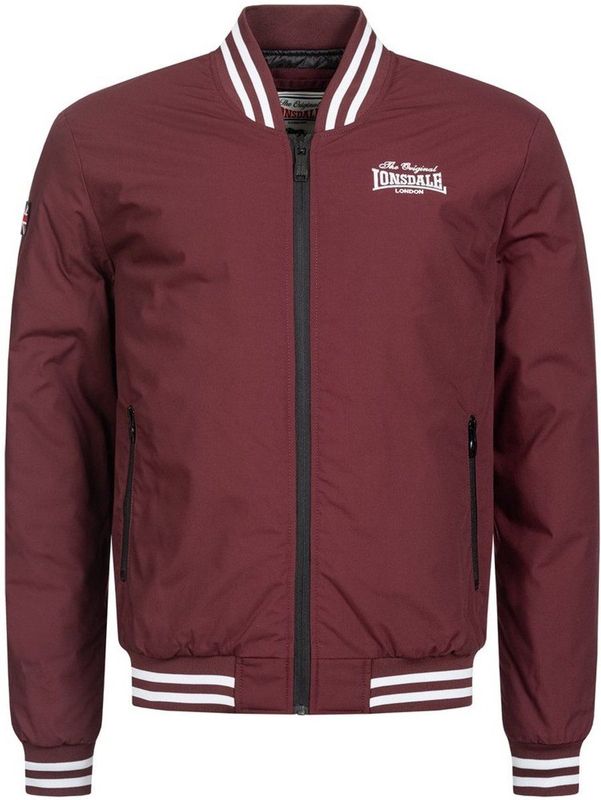 Lonsdale - Trusthorpe - Jacke - Oxblood - Normale Pasvorm