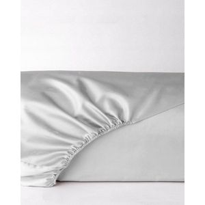 Maro Home Satijn Katoen Hoeslaken 180x200cm Lichtgrijs