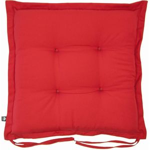 Zitkussen Kopu® Prisma Red 50x50 cm - Top schuim - Met touwtjes