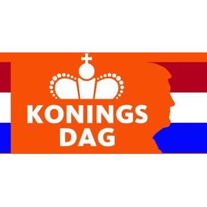 Vlag Koningsdag Koninklijke Vlaggen Centrale DVC 150x225cm