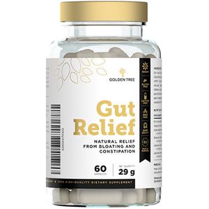 Golden Tree Gut Relief - Detox - Debloat - Opgezwollen buik - Herstel Darmflora - 60 capsules