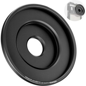17 mm tot 37 mm en 58 mm lensfilter adapterring compatibel met Beastgrip 37 mm lenzen 58 mm filters telefoonkooi stabilisator voor iPhone 16 15 Pro Max S24 Ultra video-opname PA062 - lensadapterring voor telefoonkooi