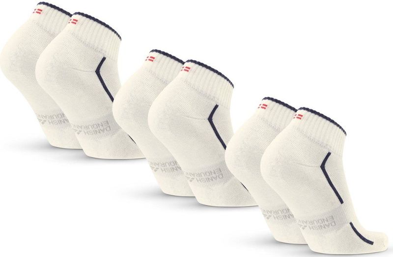 DANISH ENDURANCE - Dempende Sportsokken - Biologisch Katoen - 3 Pack - Maat 43-47