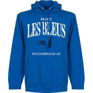 Frankrijk Les Bleus Rugby Hoodie - Blauw - Kinderen - 128