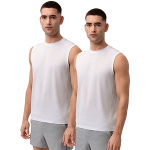 DANISH ENDURANCE - Sport Tank Top - Wit - Quick-Dry - 2-pack