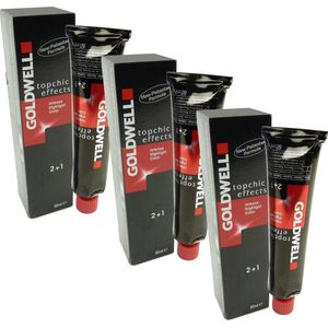 Goldwell Topchic Effects Intense Highlight Color RV Max Crème haarkleur 3x60ml