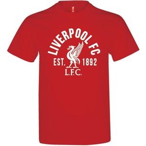 Liverpool T shirt - Volwassenen - Maat S - Rood/wit