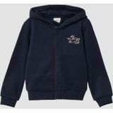 s.Oliver - Sweatshirt - Zwart - Met Capuchon - Regular Fit