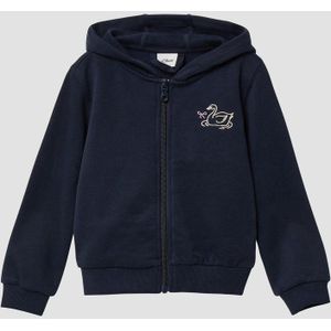 s.Oliver - Sweatshirt - Zwart - Met Capuchon - Regular Fit